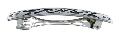 Native American Genuine Sterling Silver Hair Barrett NN20421